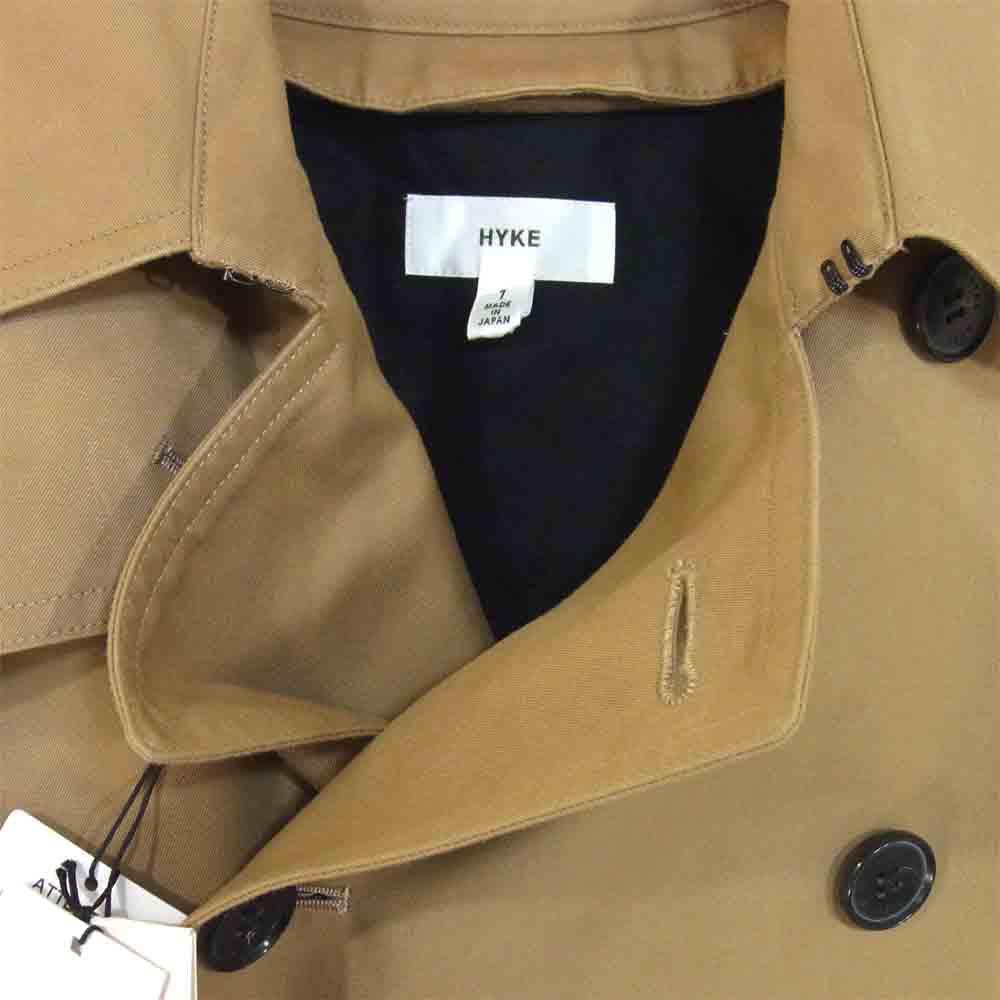 HYKE ハイク 17005-0901 ライナー付き レギュラー フィット レディース トレンチコート ベージュ系 1【中古】