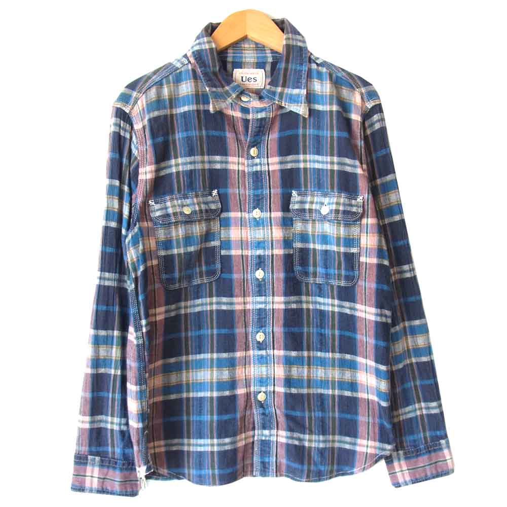 ウエス チェック ワーク シャツ マルチカラー系 1【中古】
