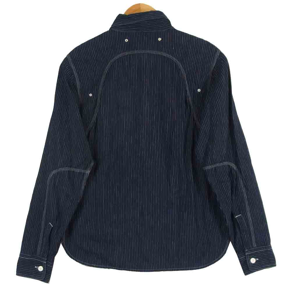 Pherrow's フェローズ 40's MODEL CHAMBRAY WORK SHIRT ワーク シャツ 長袖 ネイビー系 S【中古】