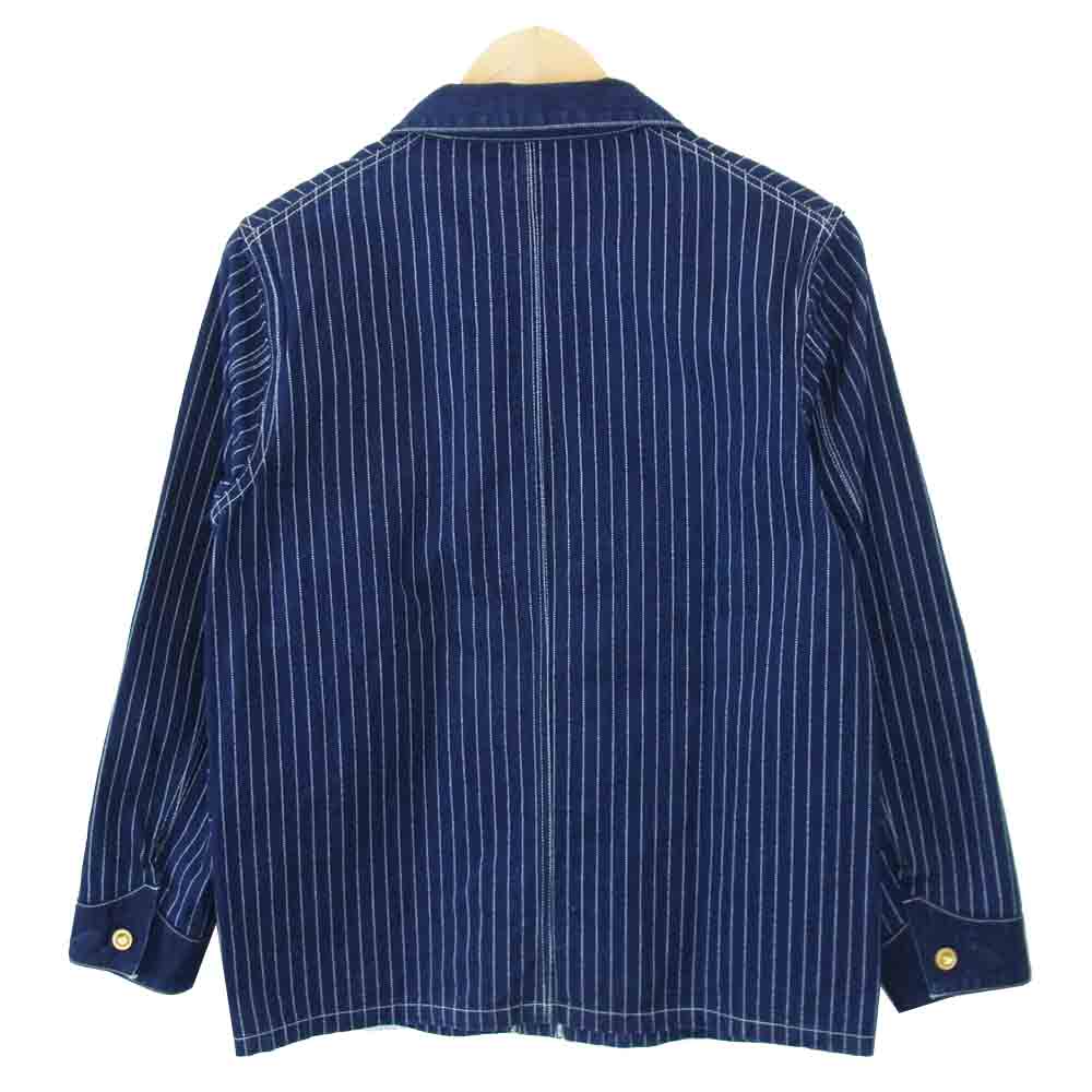 Pherrow's フェローズ 550CA インディゴ ウォバッシュ カバーオール ジャケット インディゴブルー系 36【美品】【中古】