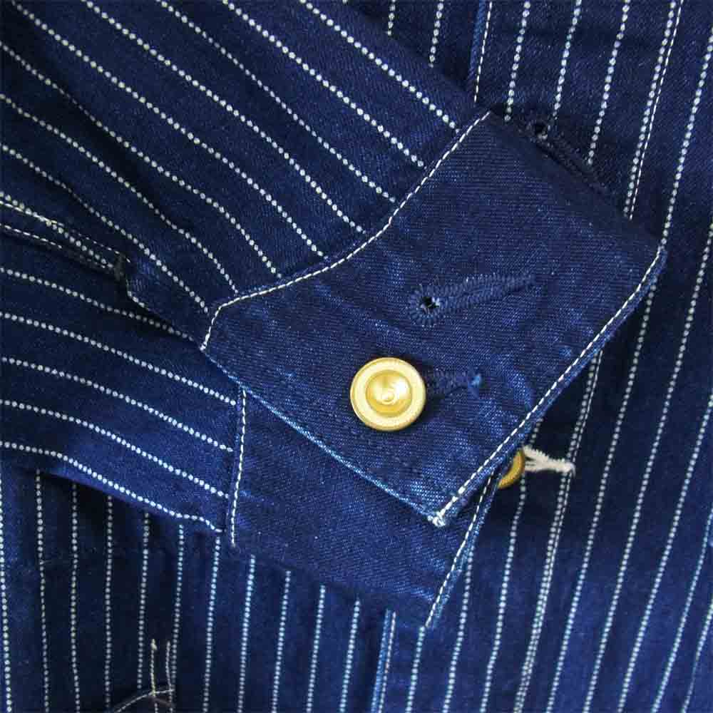 Pherrow's フェローズ 550CA インディゴ ウォバッシュ カバーオール ジャケット インディゴブルー系 36【美品】【中古】