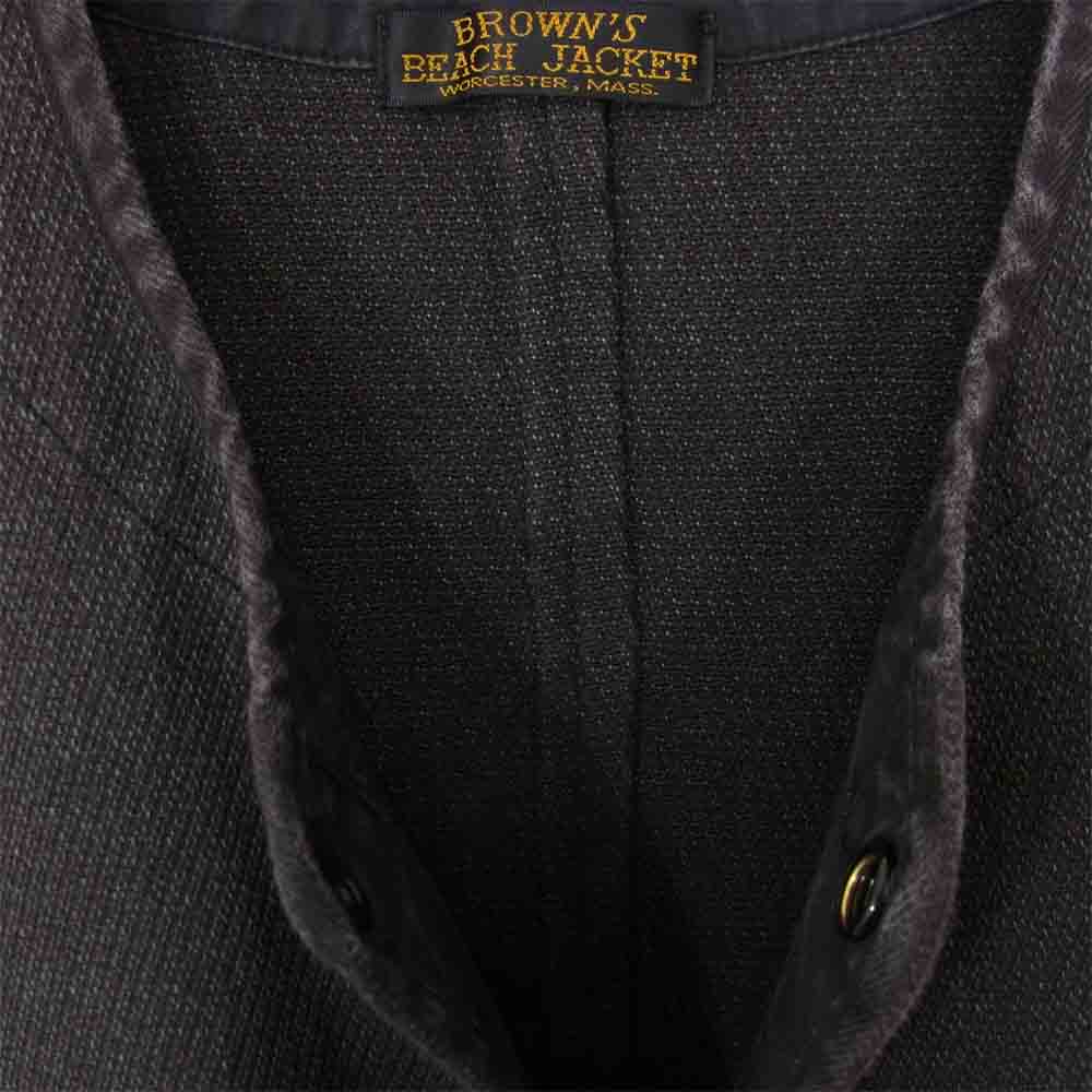 FULLCOUNT フルカウント BBJ3-001 BROWN'S BEACH ブラウンズビーチ COVERT VEST グレー系 36【中古】