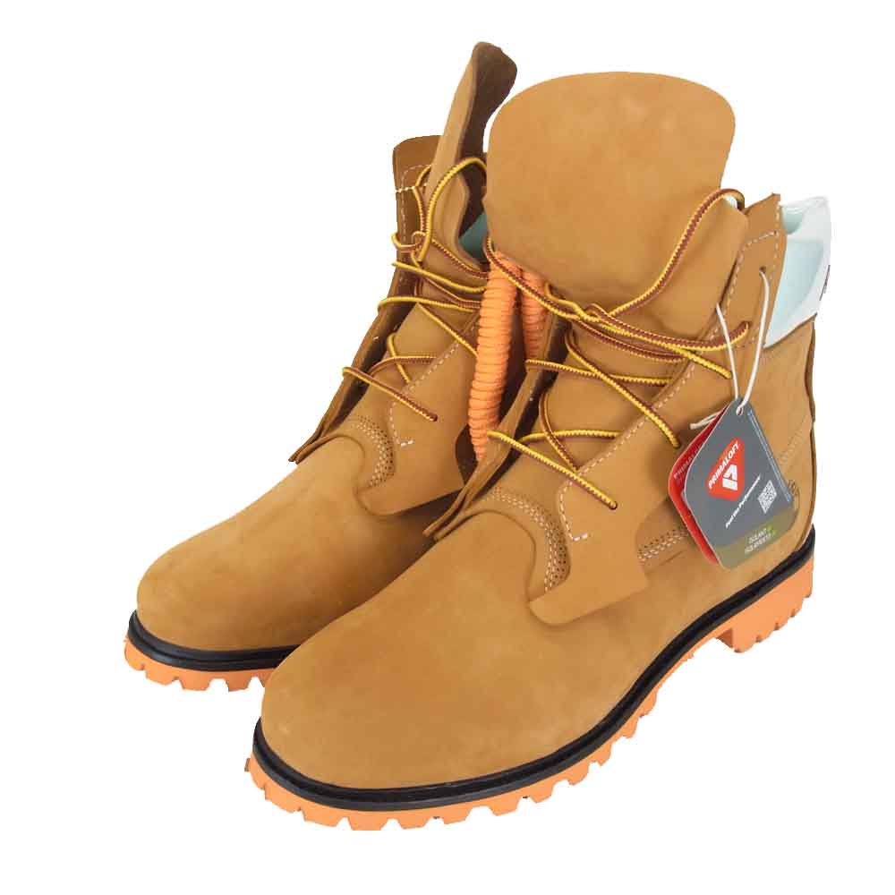 レディメイド 0A246K × TIMBERLAND ティンバーランド 6 IN PREMIUM BOOT WHEAT NUBUCK 6インチプレミアム ヌバック ブーツ ライトブラウン系 27cm【極上美品】【中古】