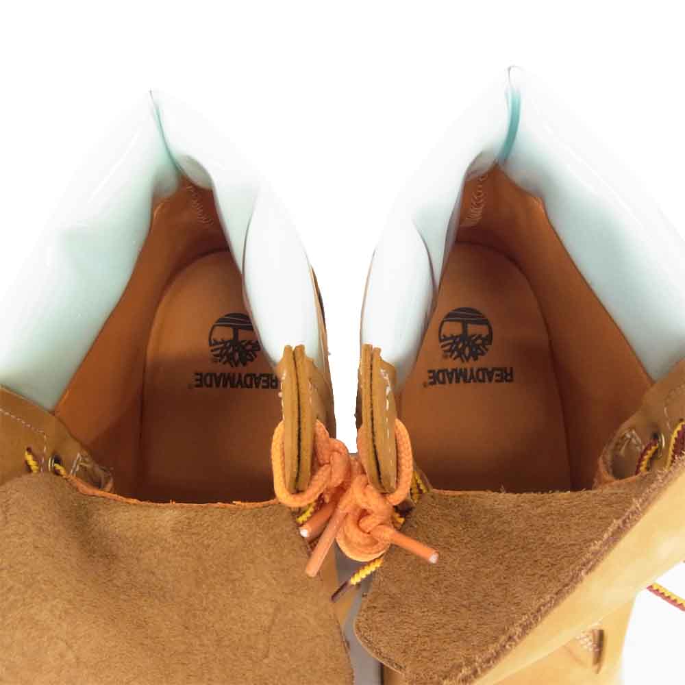 レディメイド 0A246K × TIMBERLAND ティンバーランド 6 IN PREMIUM BOOT WHEAT NUBUCK 6インチプレミアム ヌバック ブーツ ライトブラウン系 27cm【極上美品】【中古】