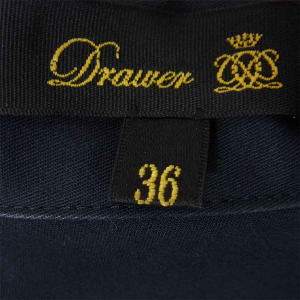 Drawer ドゥロワー 6526-299-1052 ショートスリーブ オールインワン ネイビー系 36【中古】