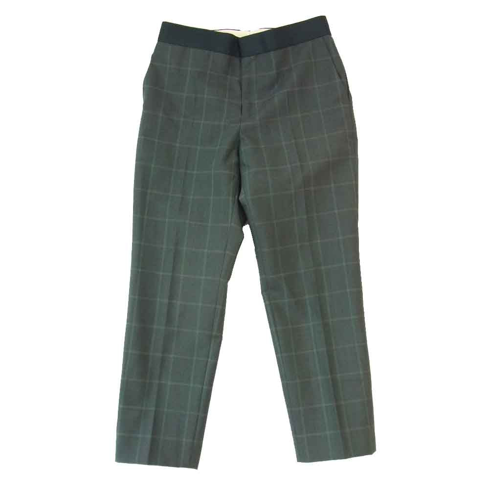 Drawer ドゥロワー チェック パンツ グリーン系 36【中古】