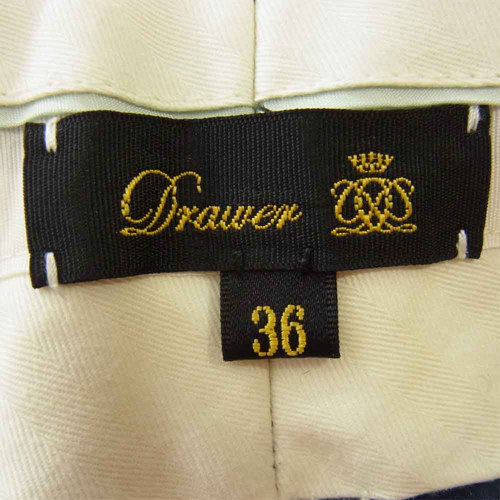 Drawer ドゥロワー チェック パンツ グリーン系 36【中古】