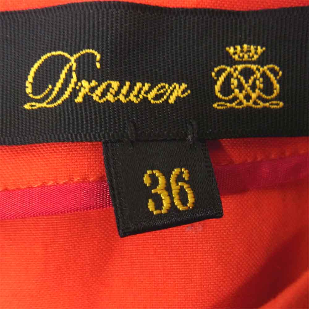 Drawer ドゥロワー 19SS ツイスト ロング ワンピース レッド系 36【中古】
