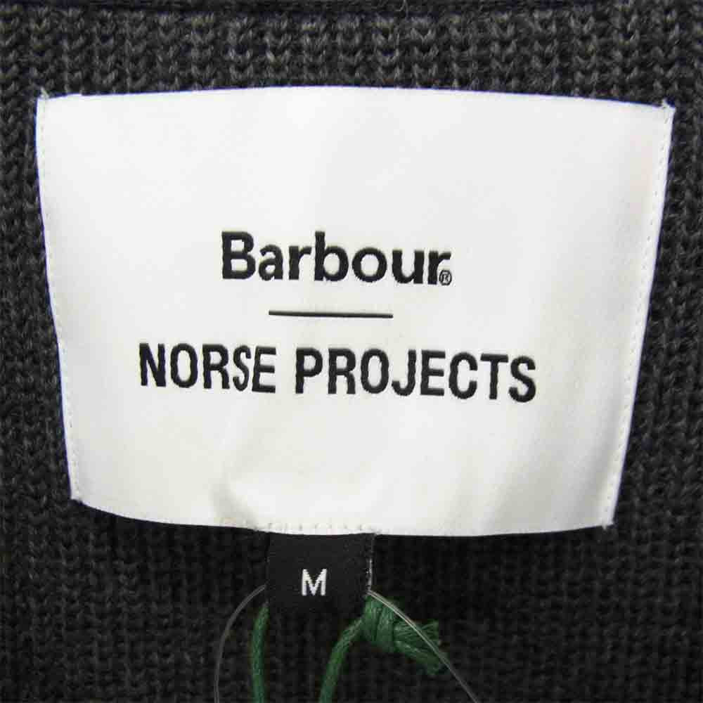 Barbour バブアー MKN1289 NORSE PROJECTS NORSE HALF ZIP ノース プロジェクト ハーフ ジップ ニット グレー系 M【新古品】【未使用】【中古】