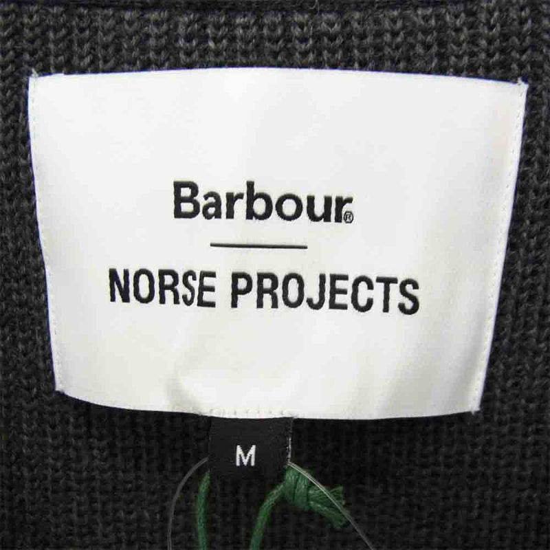 Barbour バブアー MKN1289 NORSE PROJECTS NORSE HALF ZIP ノース プロジェクト ハーフ ジップ ニット グレー系 M【新古品】【未使用】【中古】