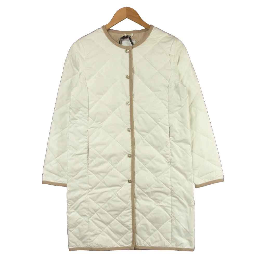 タイオン キルティング ダウン ジャケット コート ホワイト系 S【新古品】【未使用】【中古】