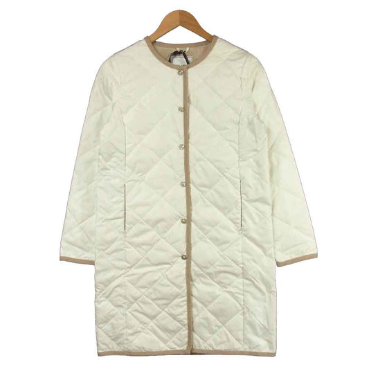 タイオン キルティング ダウン ジャケット コート ホワイト系 S【新古品】【未使用】【中古】