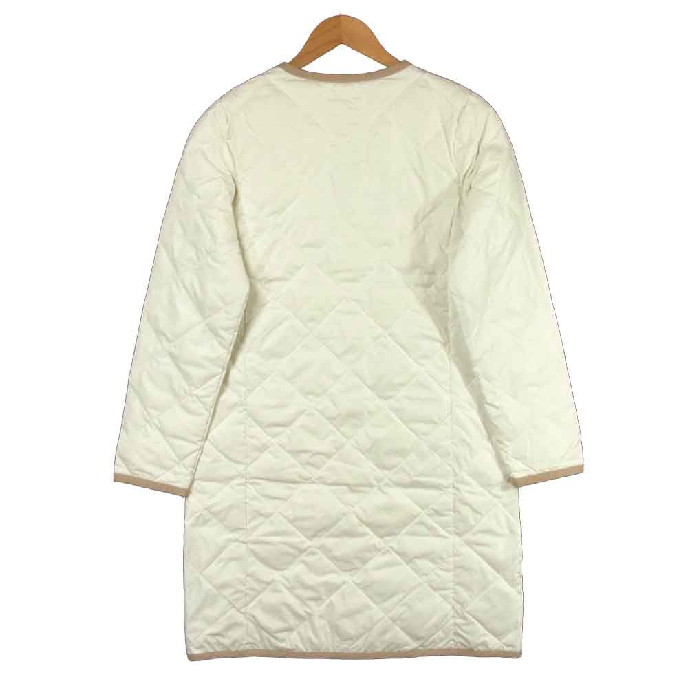 タイオン キルティング ダウン ジャケット コート ホワイト系 S【新古品】【未使用】【中古】
