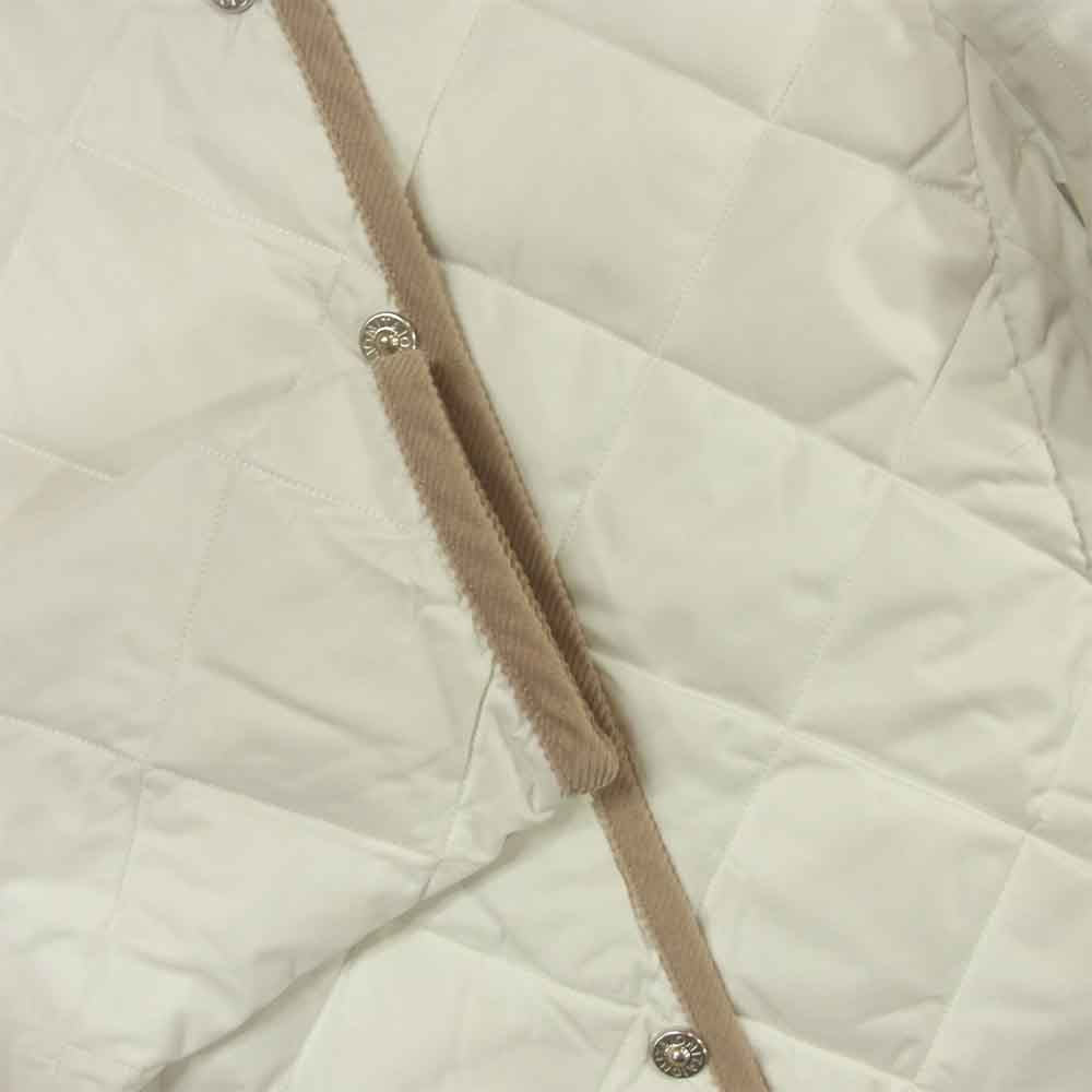 タイオン キルティング ダウン ジャケット コート ホワイト系 S【新古品】【未使用】【中古】