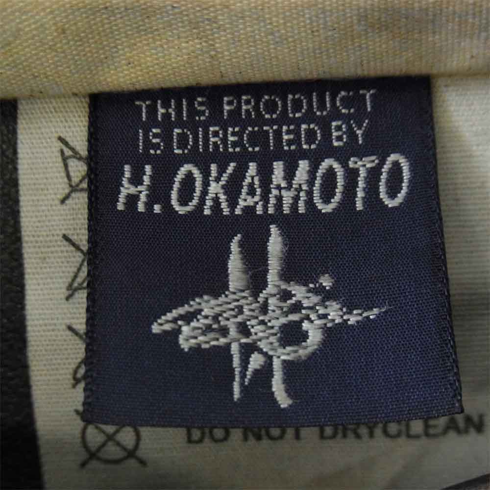 TOY'S McCOY トイズマッコイ A-2 V. HILTS COOLER KING 大脱走 エイジング ダメージ加工 レザー フライト ブラウン系 36【美品】【中古】