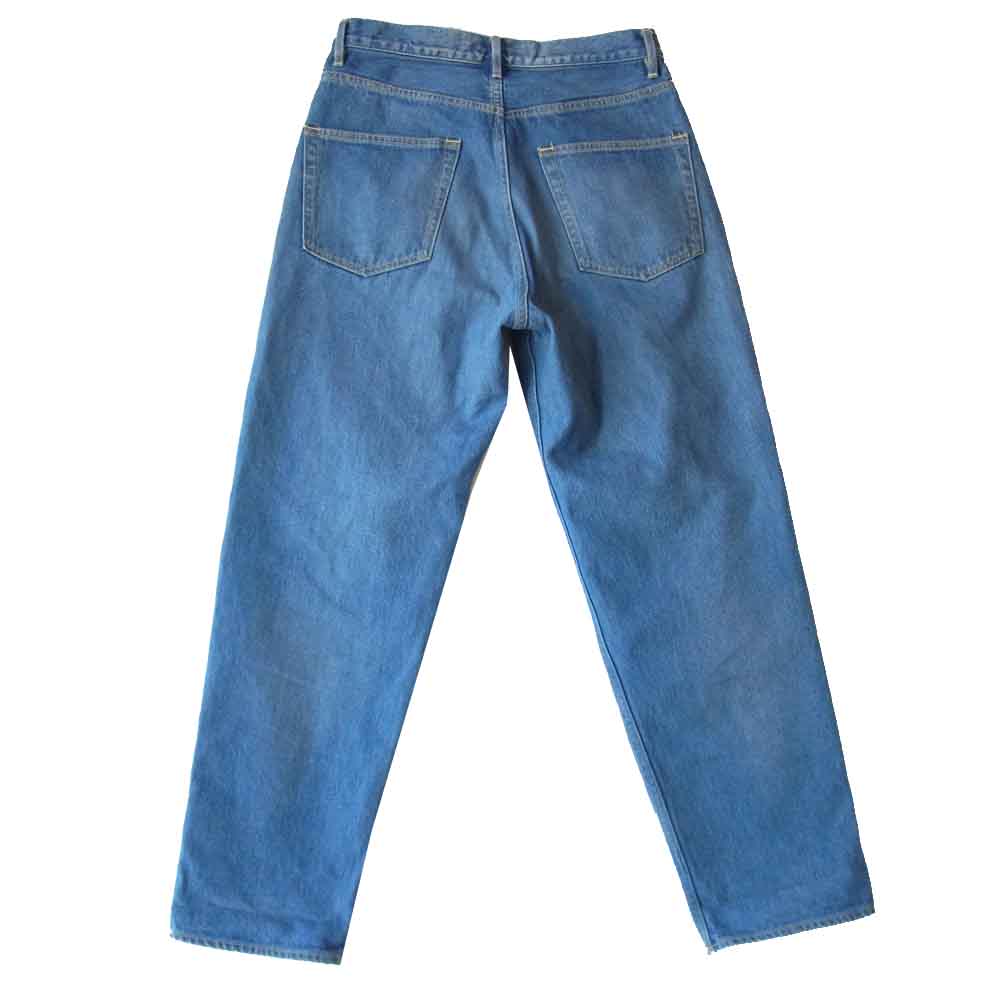 AURALEE オーラリー A9SP04DM WASHED HARD TWIST DENIM WIDE PT デニム パンツ インディゴブルー系 30【中古】