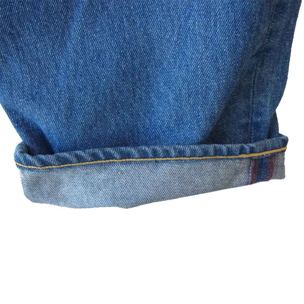 AURALEE オーラリー A9SP04DM WASHED HARD TWIST DENIM WIDE PT デニム パンツ インディゴブルー系 30【中古】