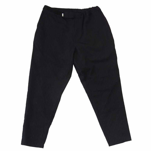 GRAPHPAPER グラフペーパー GM184-40092B Selvage Wool Cook Pants セルビッチウール コック パンツ ネイビー系 F【中古】