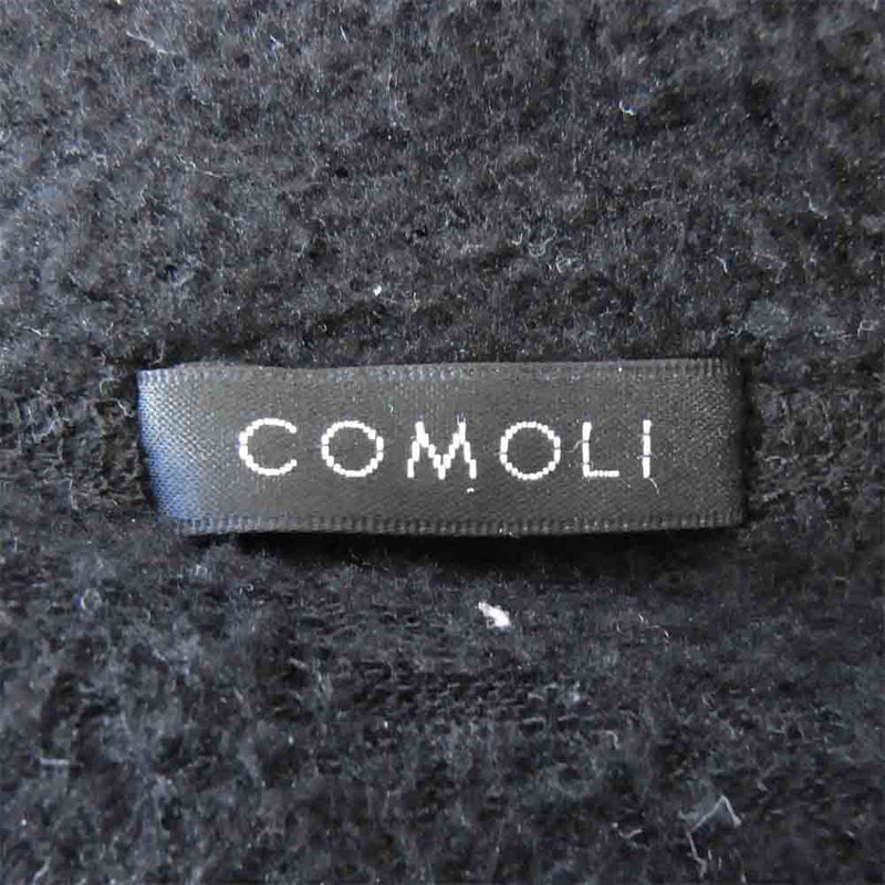 COMOLI コモリ Q03-05018 シルクフリース ハーフジップ プルオーバー ダークネイビー系 2【中古】