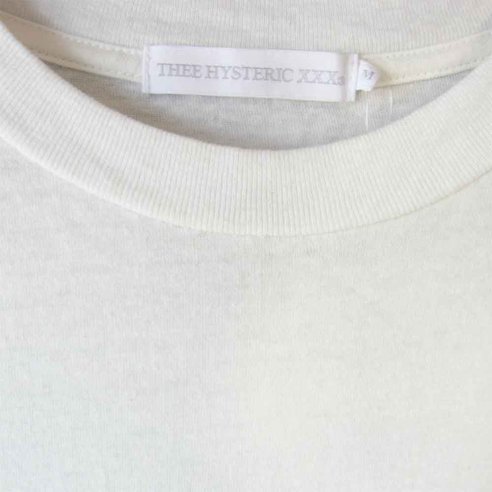 HYSTERIC GLAMOUR ヒステリックグラマー 06203CL13 THEE HYSTERIC XXX Tシャツ 長袖 ホワイト系 M【中古】