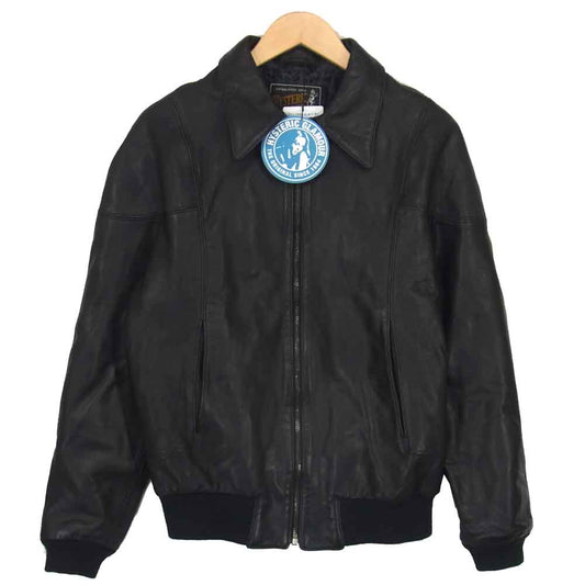HYSTERIC GLAMOUR ヒステリックグラマー 02203LB04  野口強 レザーブルゾン ブラック系 M【新古品】【未使用】【中古】