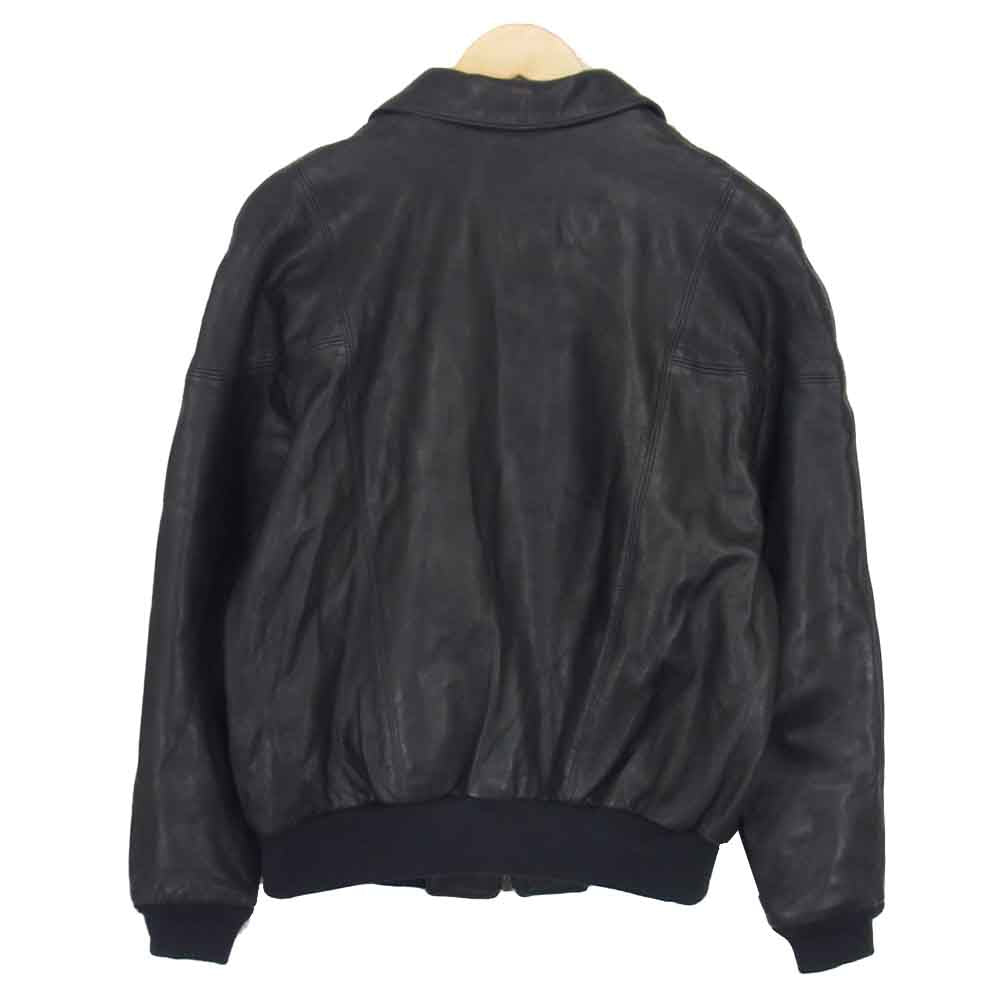 HYSTERIC GLAMOUR ヒステリックグラマー 02203LB04  野口強 レザーブルゾン ブラック系 M【新古品】【未使用】【中古】