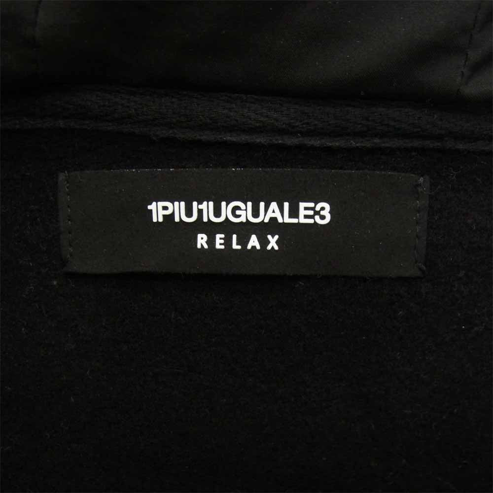 ウノピゥウノウグァーレトレ 中綿 ニットスリーブ ドッキングパーカー ジャケット ブラック系 M【中古】