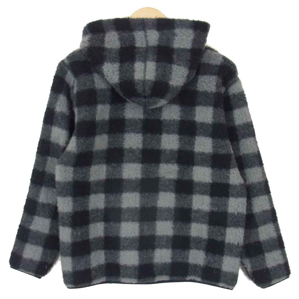 HYSTERIC GLAMOUR ヒステリックグラマー 0253CF10 バッファローチェック フリース ジップ パーカー グレー系 M【中古】