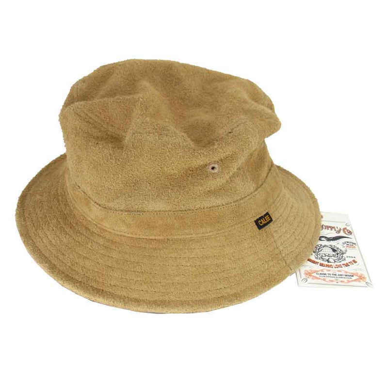 CALEE キャリー 16AW CL-16AW033 SUEDE BUCKET HAT スエード バケット ハット ベージュ系 L【新古品】【未使用】【中古】