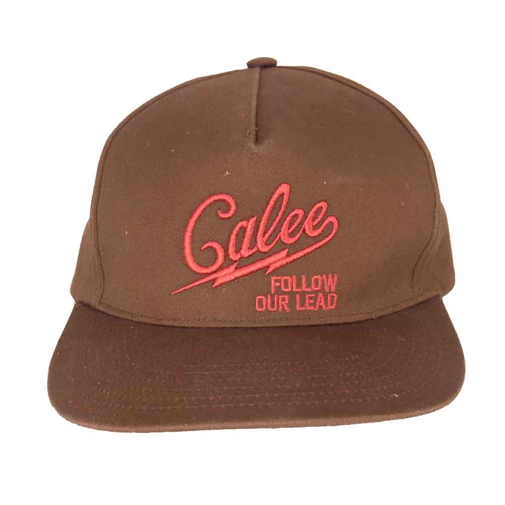 CALEE キャリー 20SS キャップ ブラウン系【美品】【中古】