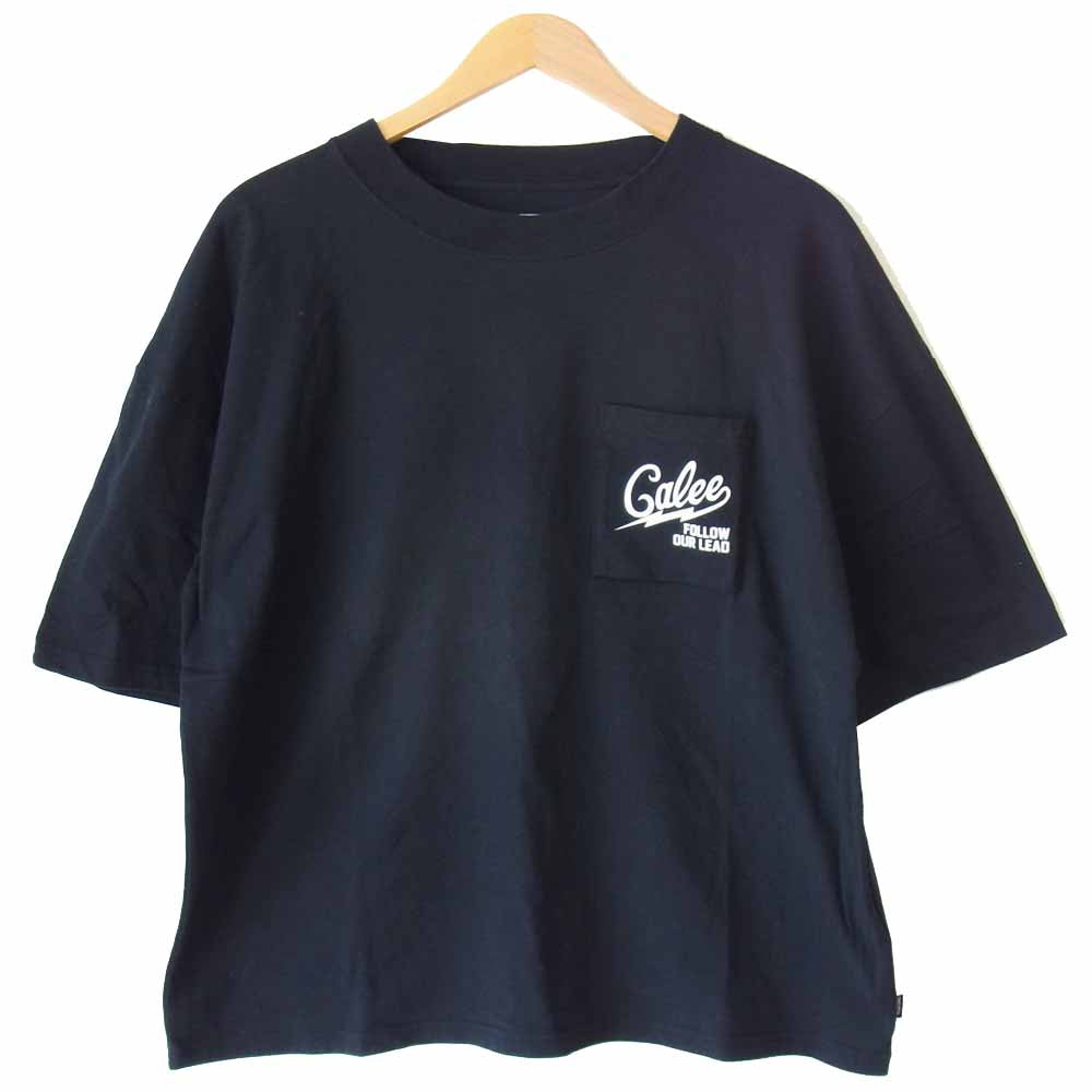 CALEE キャリー ポケット Tシャツ ブラック系 M【中古】