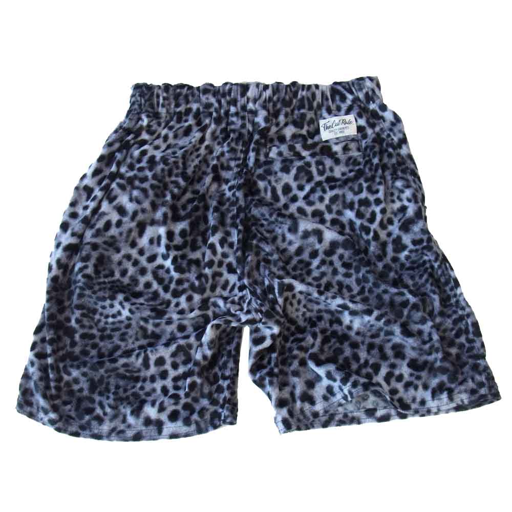 CUT RATE カットレイト LEOPARD RELAX SHORTS レオパ-ド ショーツ ブラック系 L【中古】