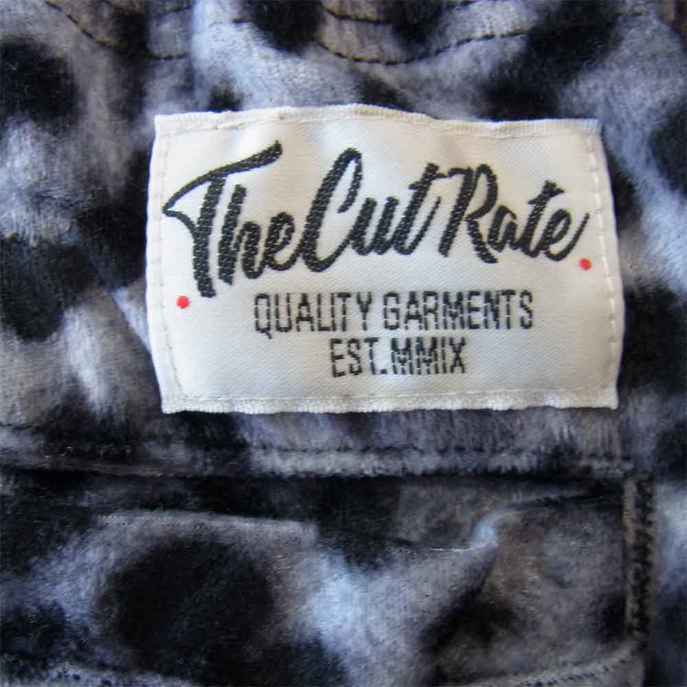 CUT RATE カットレイト LEOPARD RELAX SHORTS レオパ-ド ショーツ ブラック系 L【中古】