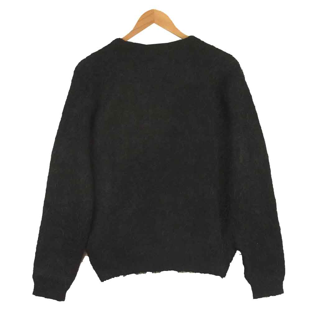 CALEE キャリー モヘア ウール 長袖 カーディガン ブラック系 M【中古】