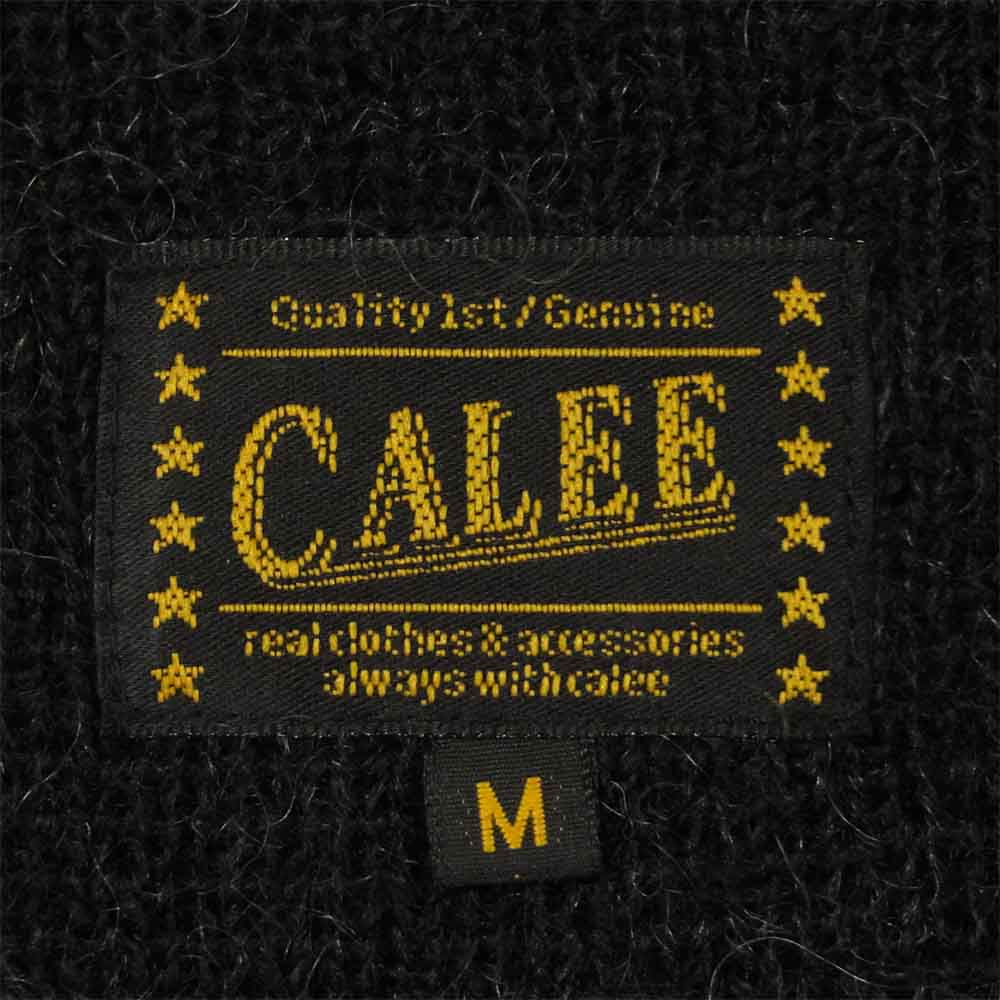 CALEE キャリー モヘア ウール 長袖 カーディガン ブラック系 M【中古】