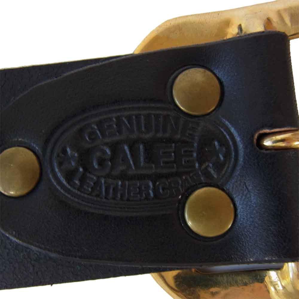 CALEE キャリー Japan style studs leather belt スタッズ ベルト ブラック系【美品】【中古】