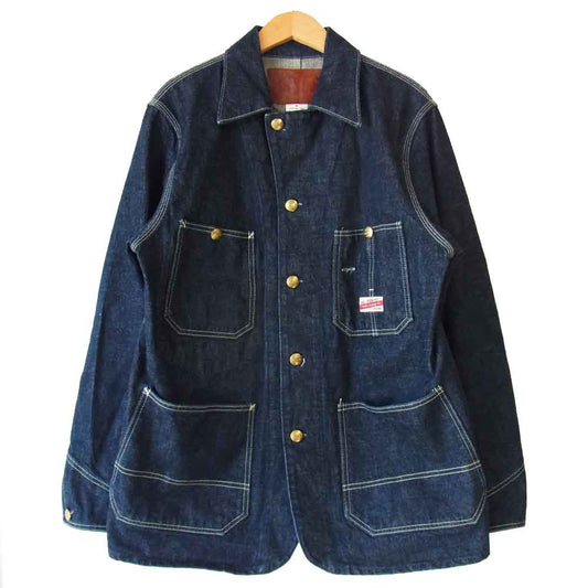 CALEE キャリー DENIM COVERALL デニム カバーオール インディゴブルー系 M【中古】