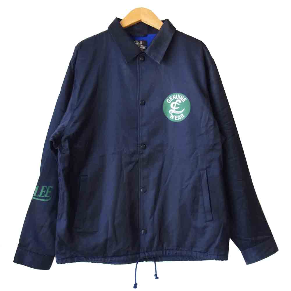 CALEE キャリー × FULL METAL JACKET フルメタルジャケット SATIN COACH JACKET コーチジャケット ネイビー系 L【中古】