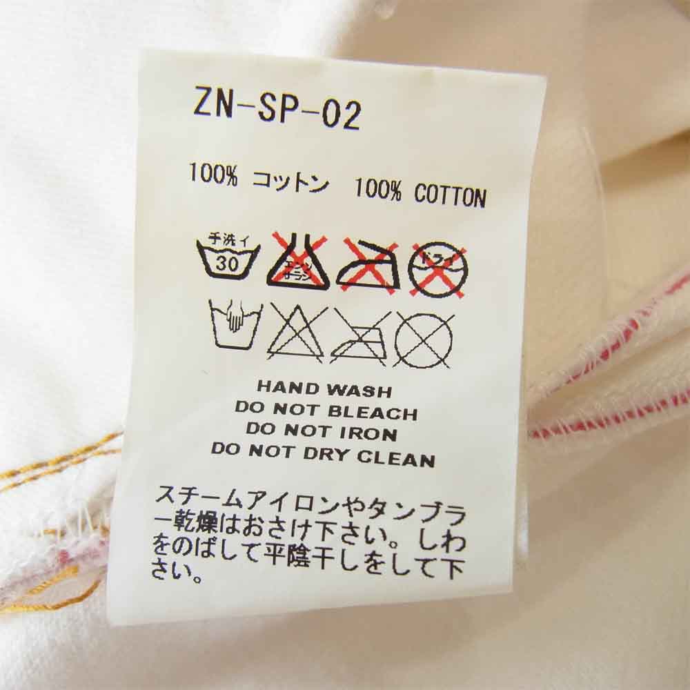 ファセッタズム ZN-SP-02 big＆slim アシンメトリー ホワイトデニムパンツ ホワイト系 M【中古】