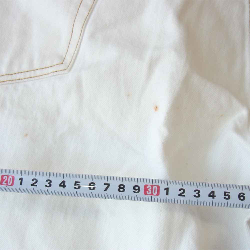 ファセッタズム ZN-SP-02 big＆slim アシンメトリー ホワイトデニムパンツ ホワイト系 M【中古】