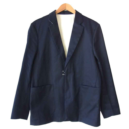 ワイオーエヌ YON18AW-JK003 MERCERIZED COTTON 2B JACKET ブラック系 48【美品】【中古】