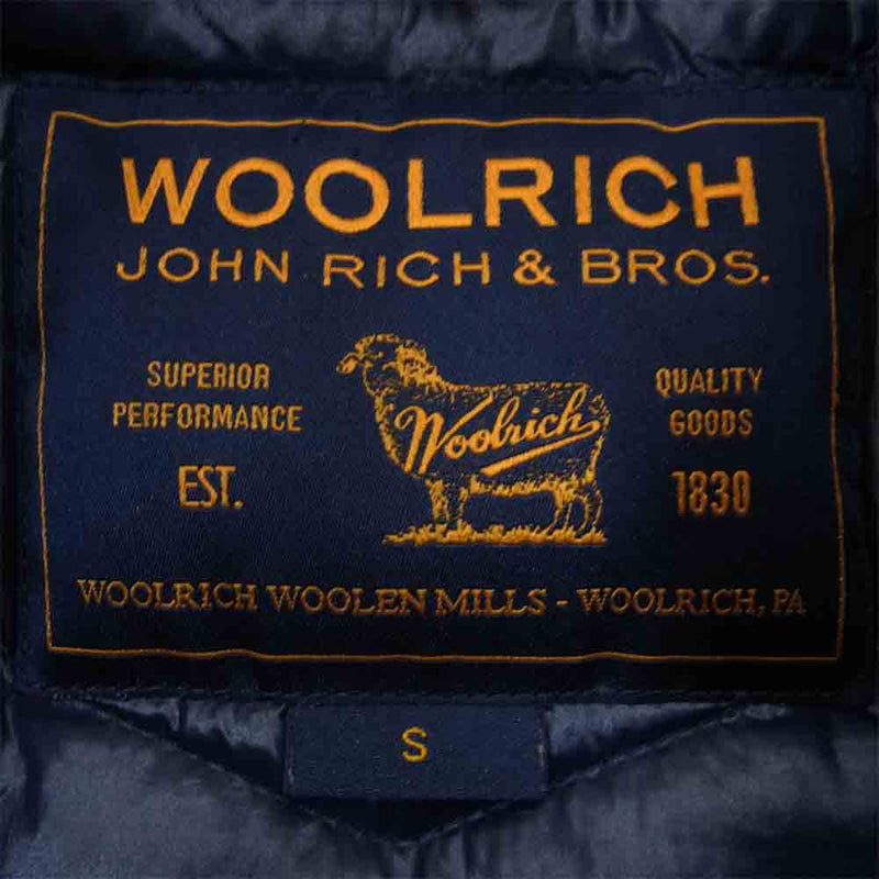 WOOLRICH ウールリッチ 国内正規品 BOW BRIDGE COAT ボウブリッジ ダウン ジャケット  ブラック系 S【中古】