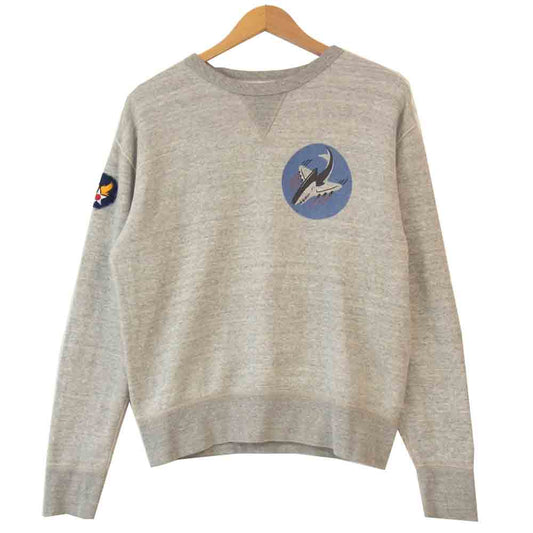 The REAL McCOY'S ザリアルマッコイズ 75th ミリタリー スウェット グレー系 XL【中古】