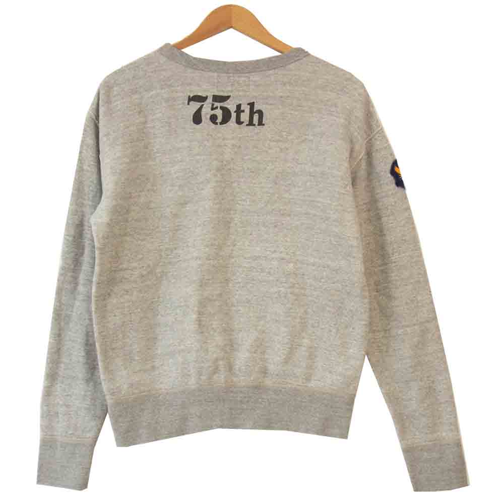 The REAL McCOY'S ザリアルマッコイズ 75th ミリタリー スウェット グレー系 XL【中古】