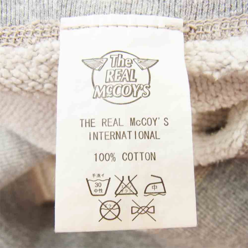 The REAL McCOY'S ザリアルマッコイズ 75th ミリタリー スウェット グレー系 XL【中古】