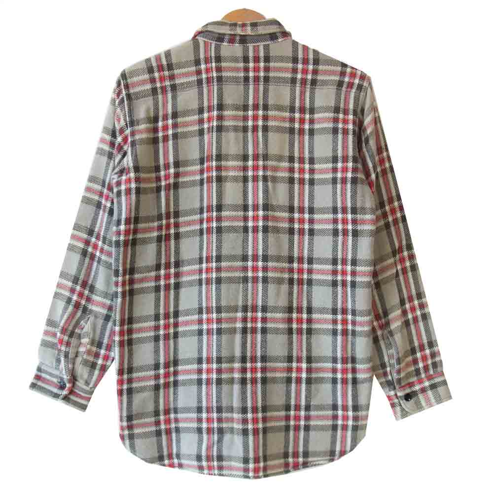 シアーズ ヴィンテージ オリジナル ヘビーネル ワーク シャツ グレー系 S【中古】