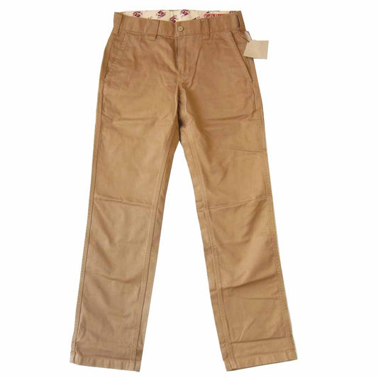 CAT'S PAW キャッツポウ チノパンツ レギュラーフィット コットンツイル ベージュ系 29【新古品】【未使用】【中古】