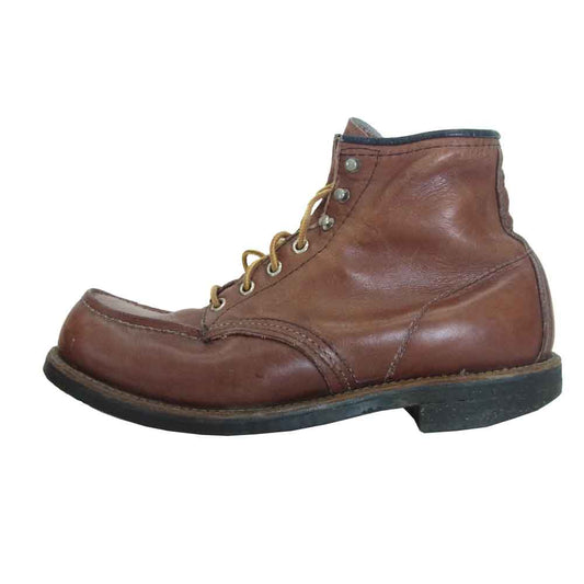 RED WING レッドウィング 羽タグ モックトゥ ブーツ ダークブラウン系 8【中古】
