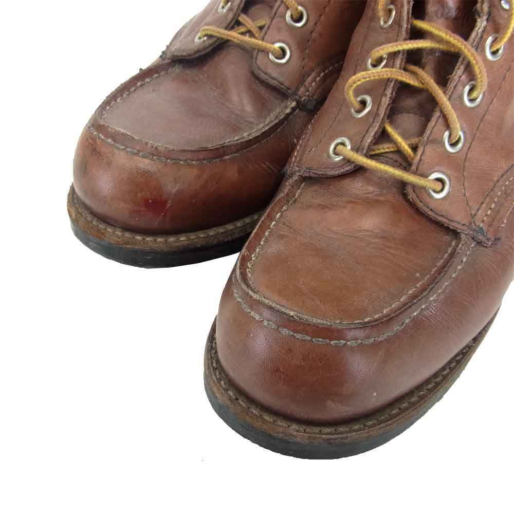 RED WING レッドウィング 羽タグ モックトゥ ブーツ ダークブラウン系 8【中古】