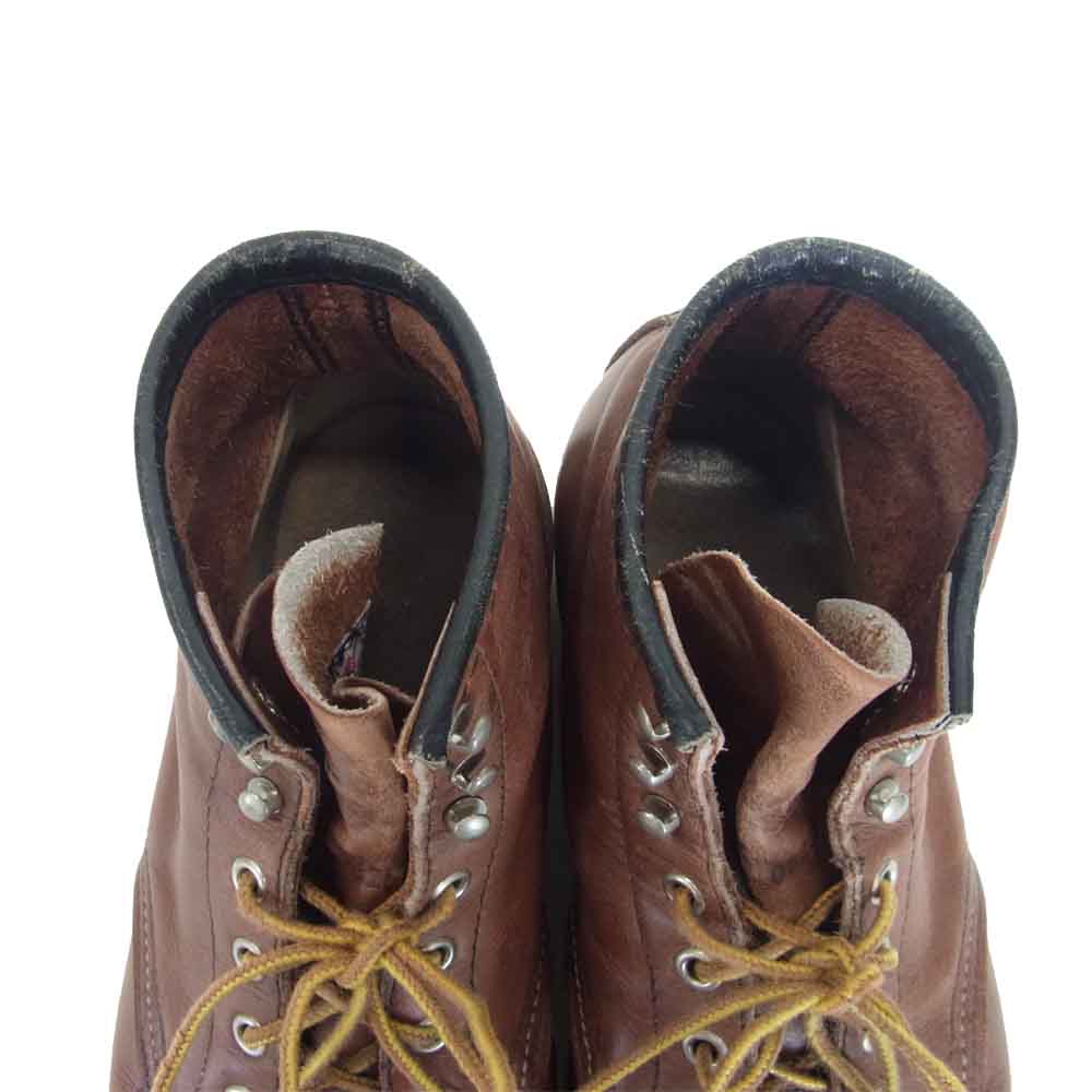 RED WING レッドウィング 羽タグ モックトゥ ブーツ ダークブラウン系 8【中古】
